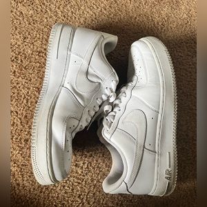 White Air Force 1s (worn)